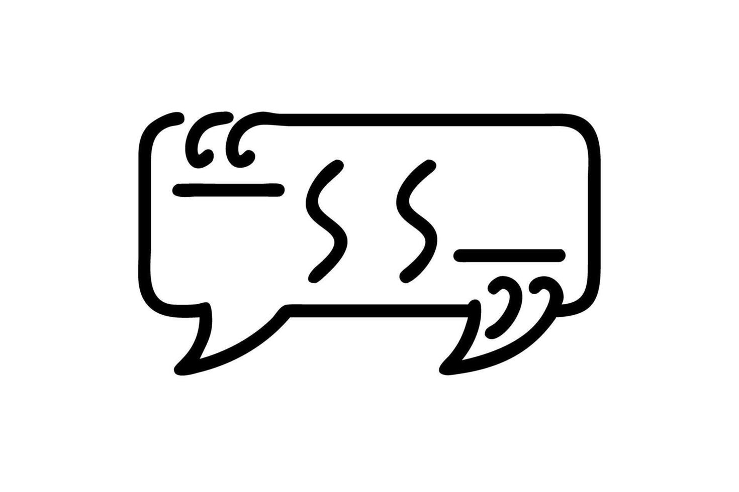 hand drawn literary quote symbols featuring quotation marks and books celebrating World Book and Copyright Day, symbolizing the importance of literature vector