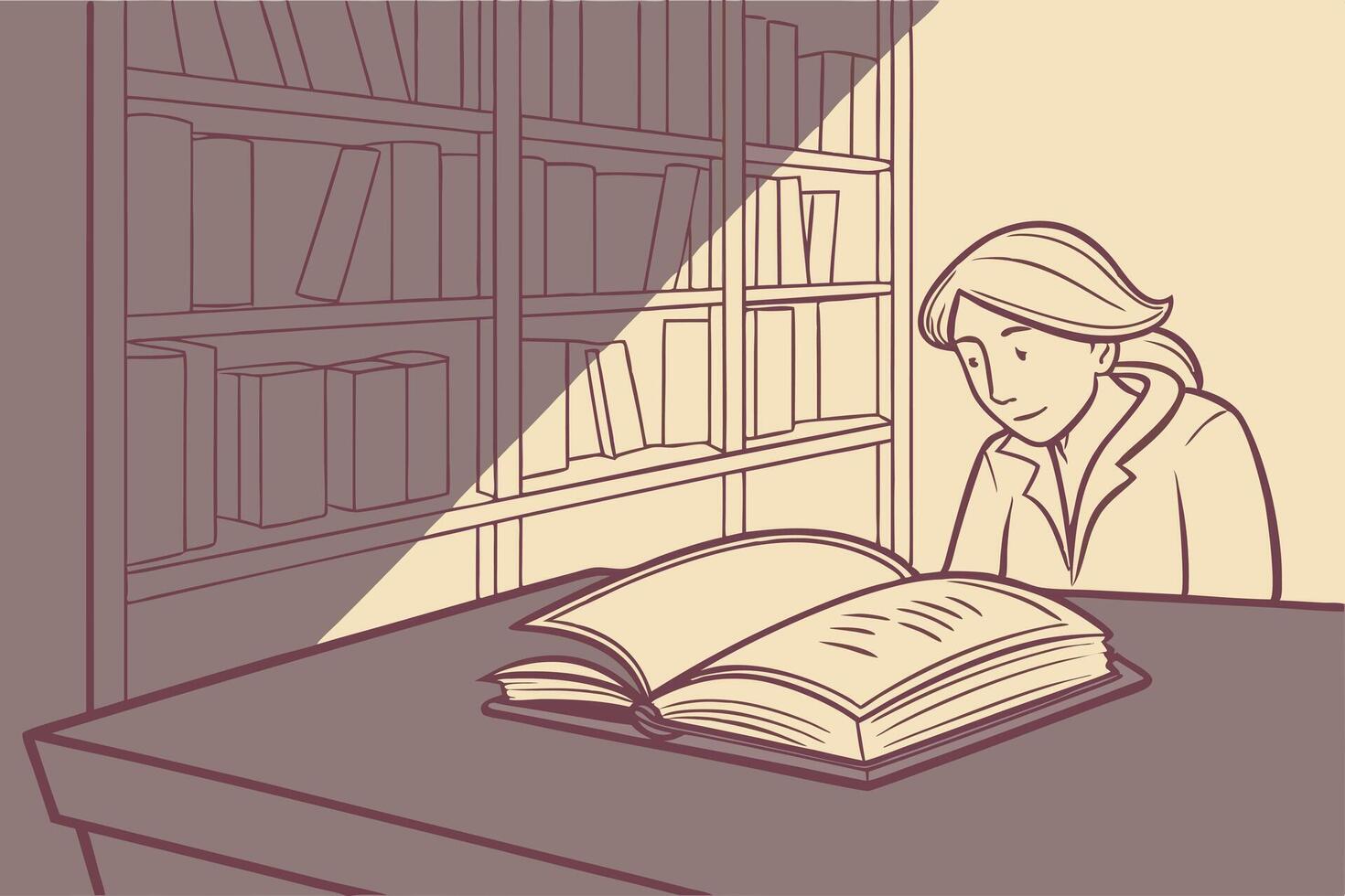 An open book, with a sunburst above it, illustrating knowledge and inspiration, perfect for World Book Day celebration vector
