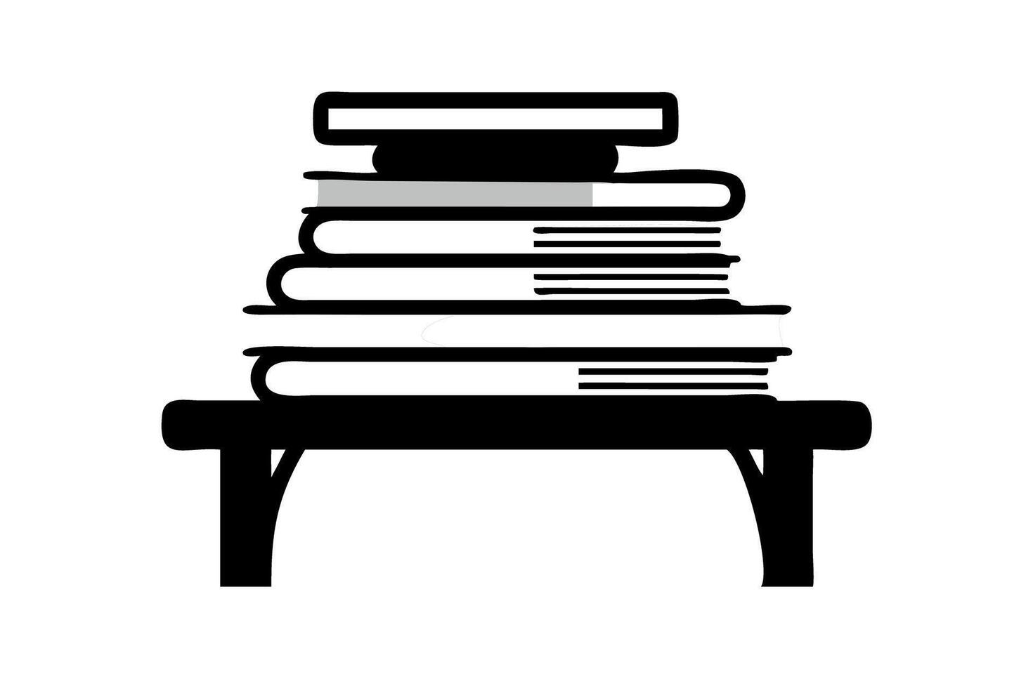 World Book Day Celebration Creative Stack of Books Illustration Featuring Classic Reading Materials for Educational and Literature Themes vector