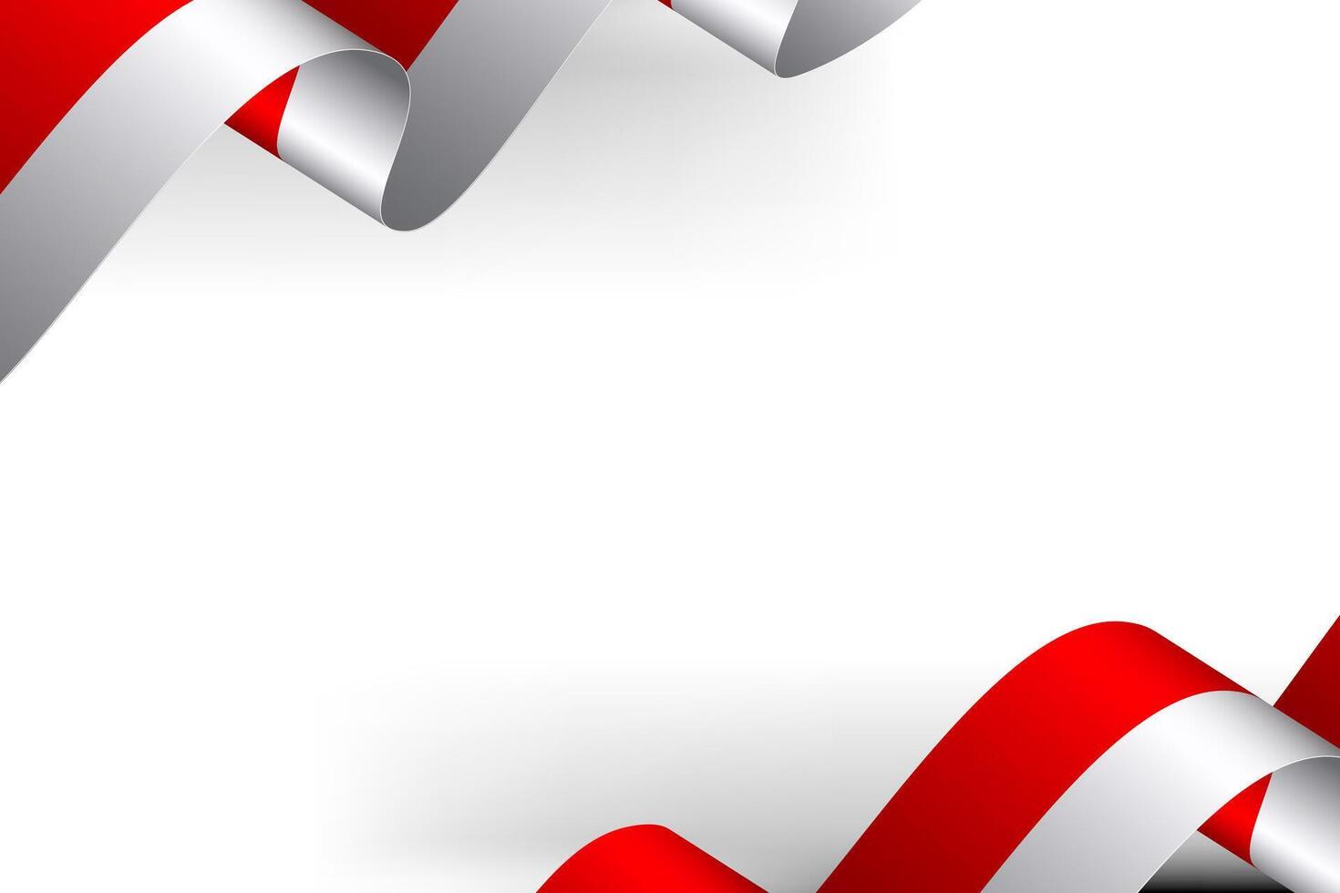 design border indonesian flag for independence day vector