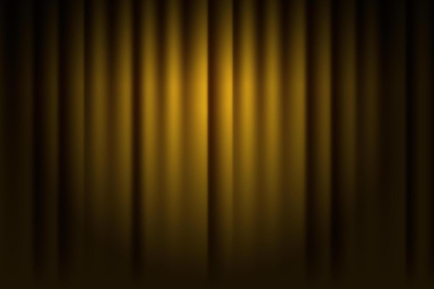 design yellow curtain for background design vector