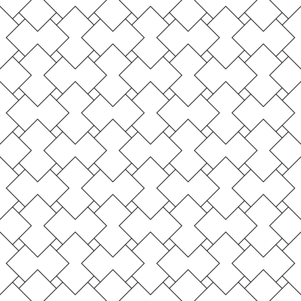 A minimal seamless pattern of overlapping square outlines in a clean grid layout. Perfect for modern packaging, textiles, wallpapers, and branding. vector