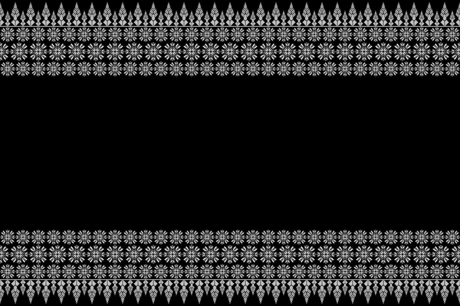 Geometric floral pattern background.flower ethnic pixel pattern,Aztec style,abstract background.design for texture,fabric,clothing,decoration, vector