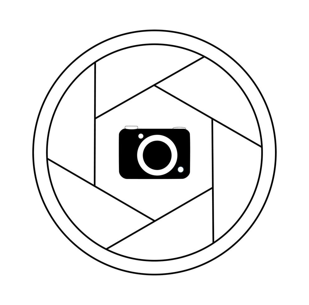 Cartoon Simple Logo Film Maker Icon Digital Source vector