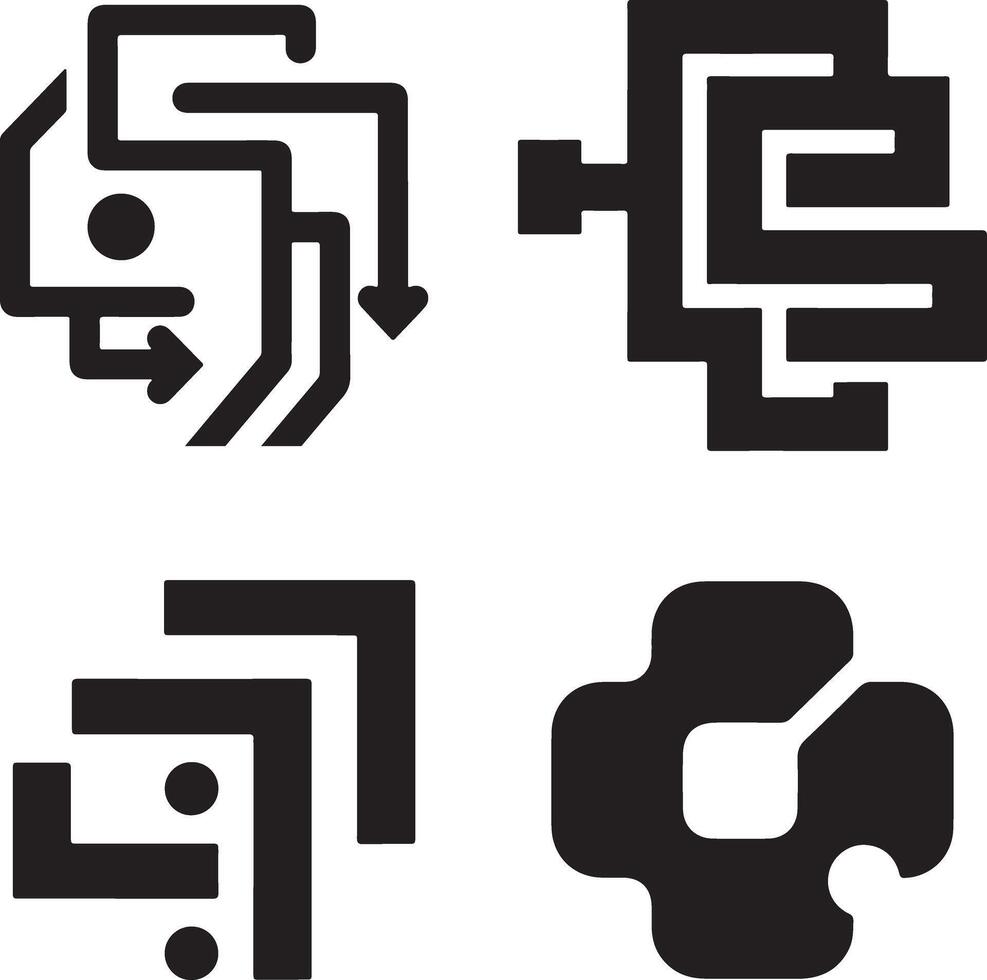 Illustration of Technology Logo Icon Design vector