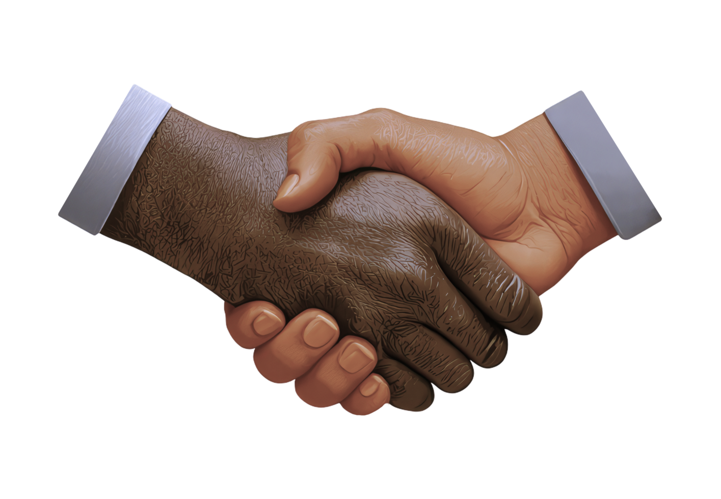Unity Through Partnership A Handshake Symbolizing Collaboration and Agreement png