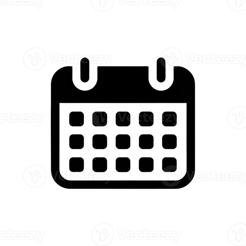 Calendar Glyph Icon Design png
