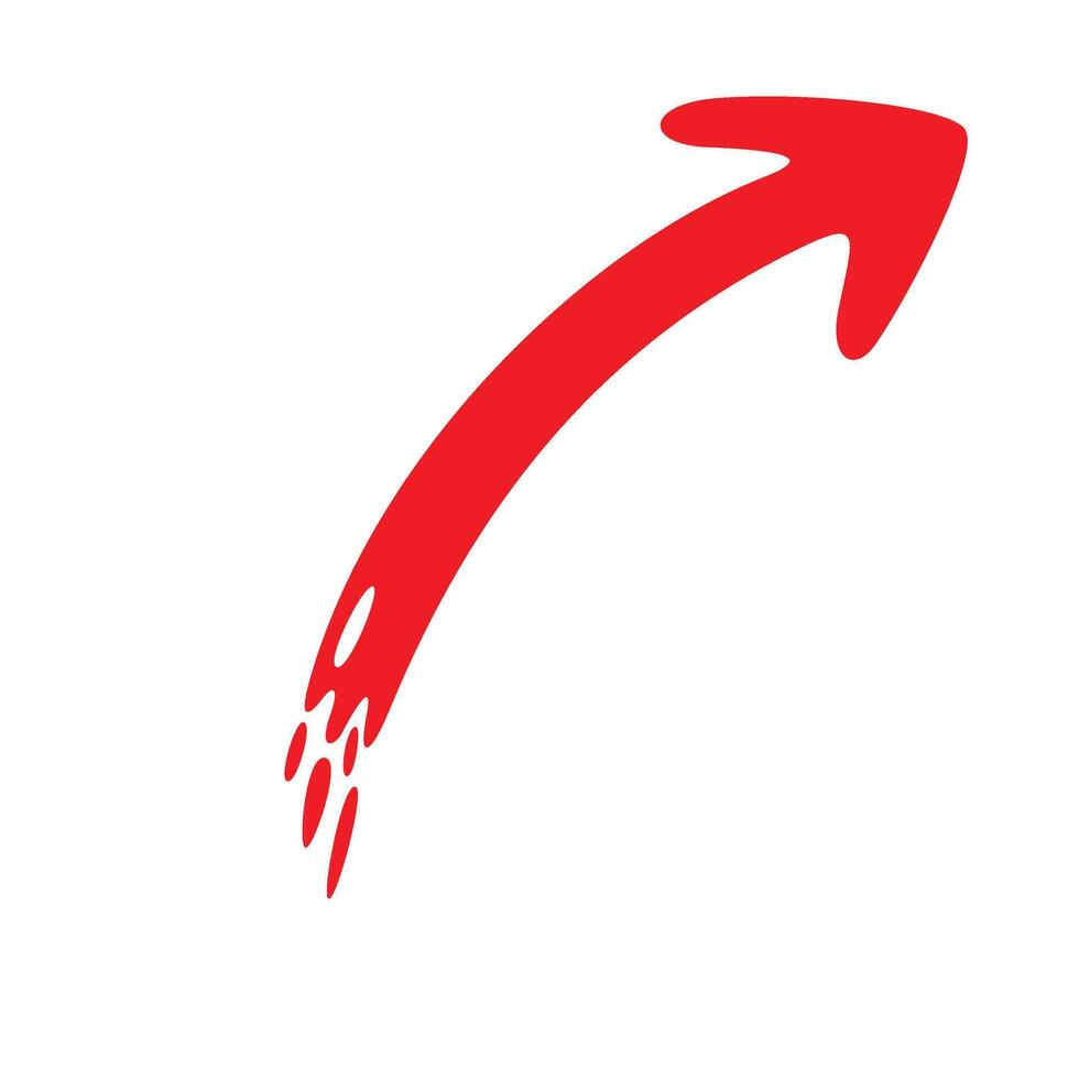 red line direction to upward vector