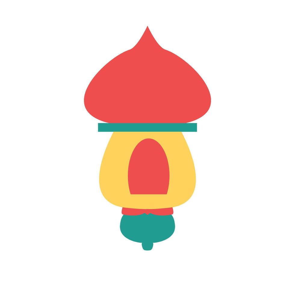 lantern for islamic design eid al fitr or eid al adha vector