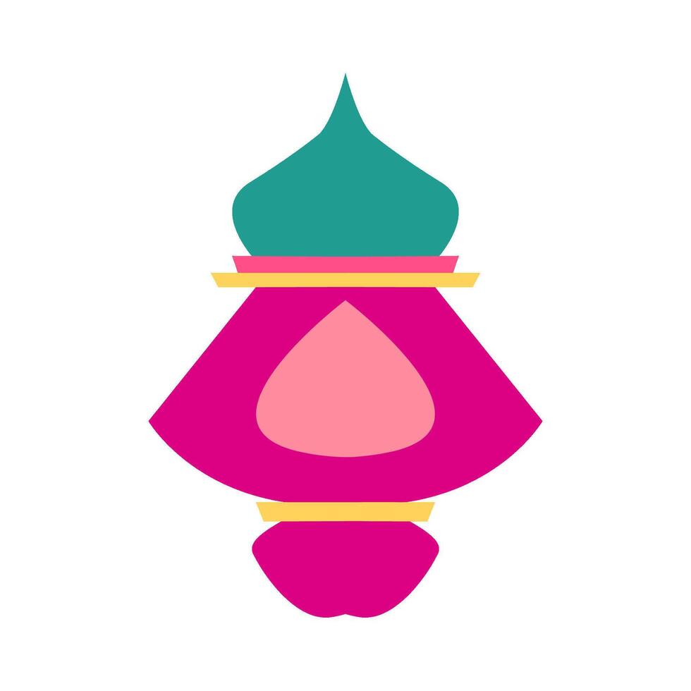 lantern for eid design islamic vector