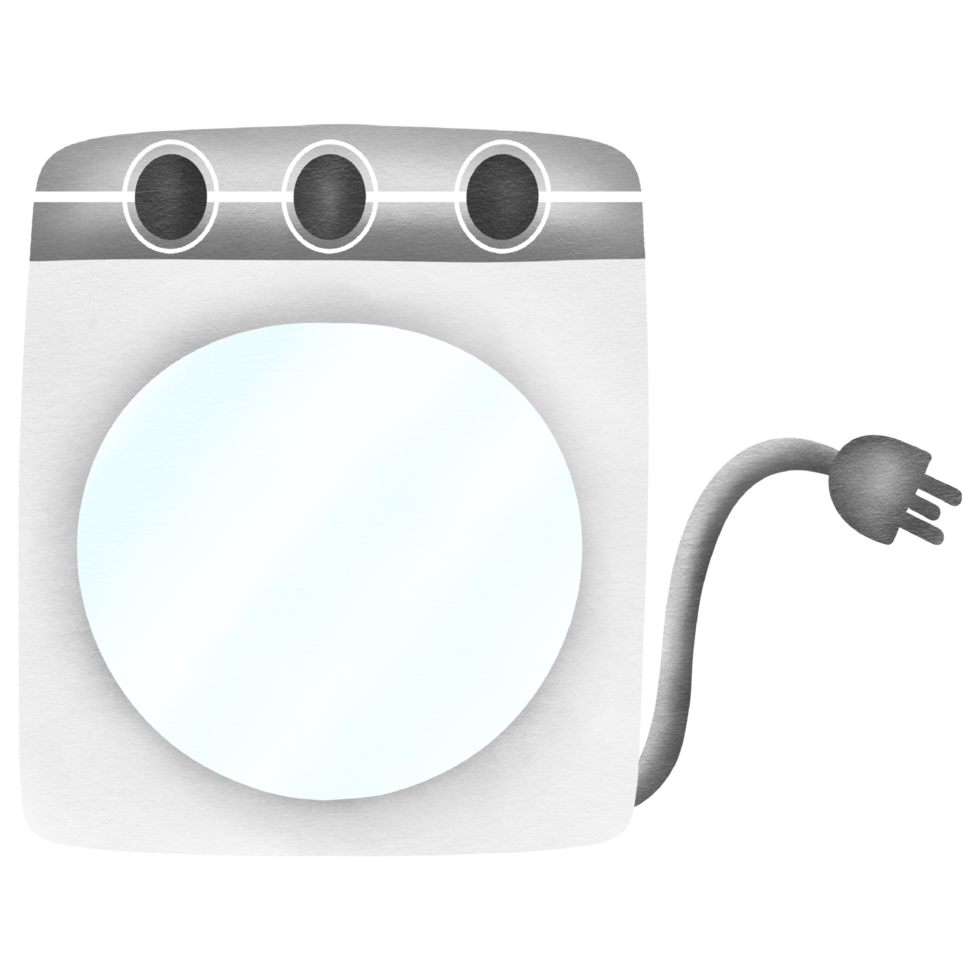 washing machine hand drawn png