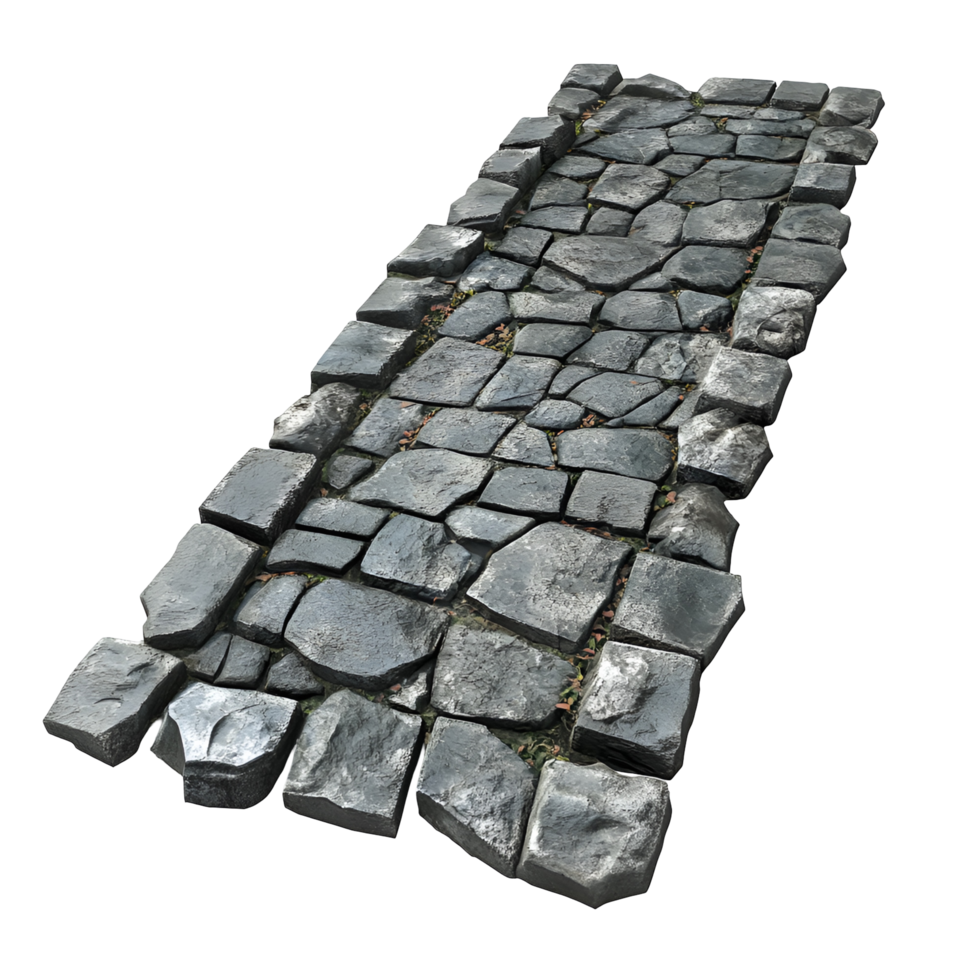 Steep Mountain Road With Trees And Rocks With Transparent Background png