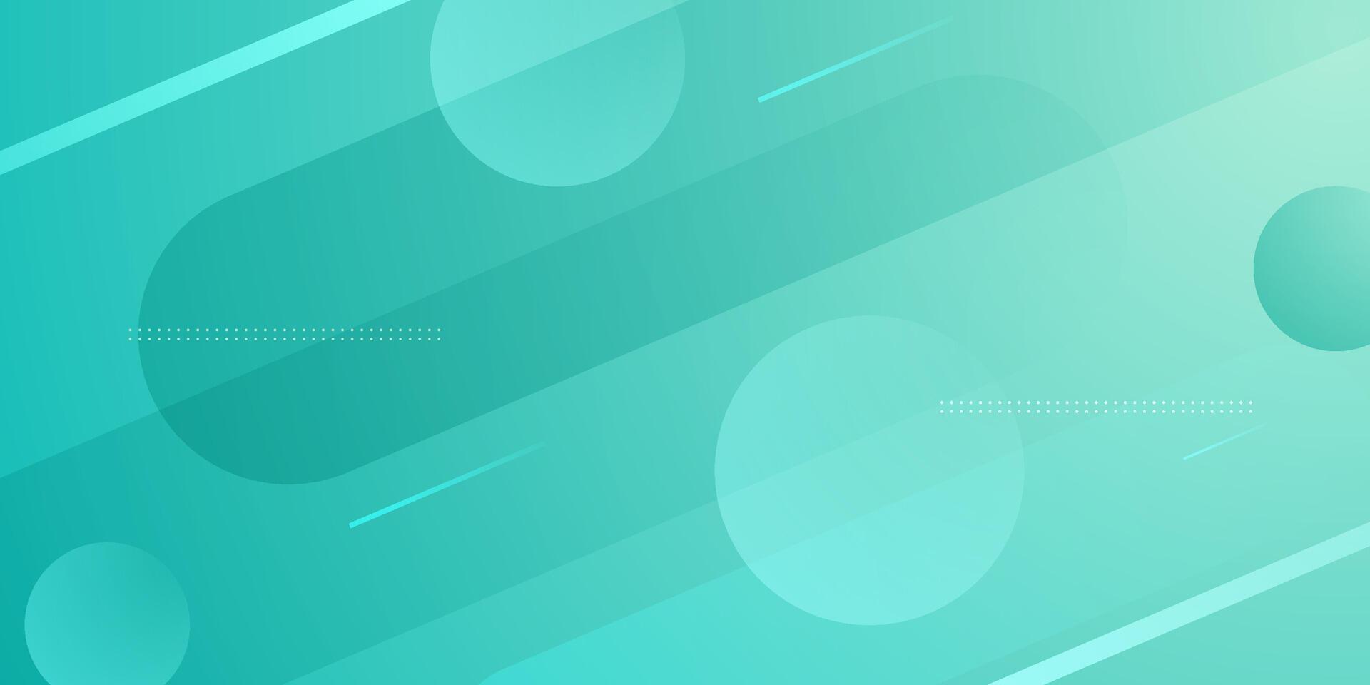 Abstract colorful green gradient background. Dynamic shape color overlap pattern with circle element design. vector