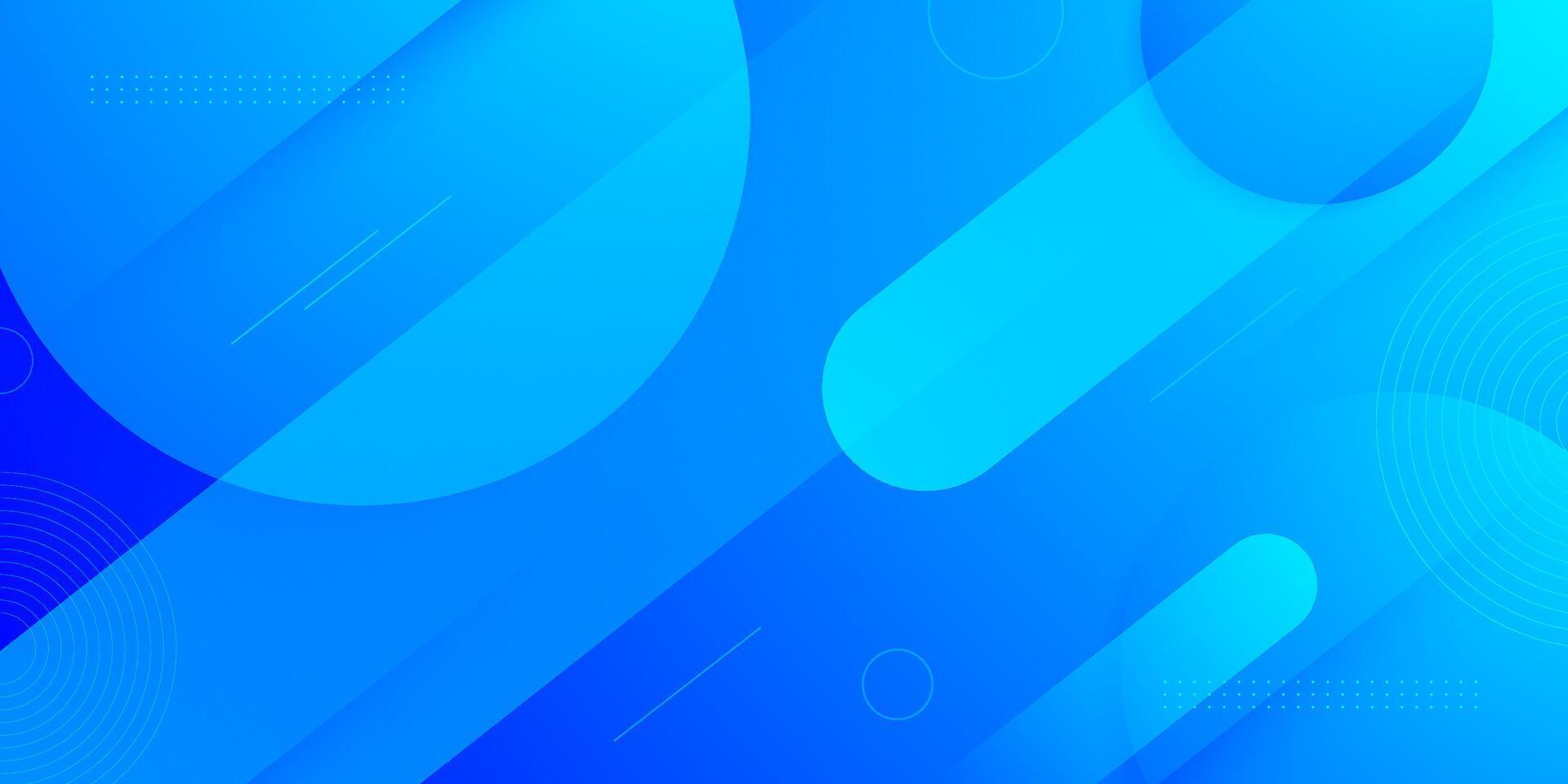 Abstract colorful blue circle background. Simple circle pattern shapes design. Cool banner background. vector