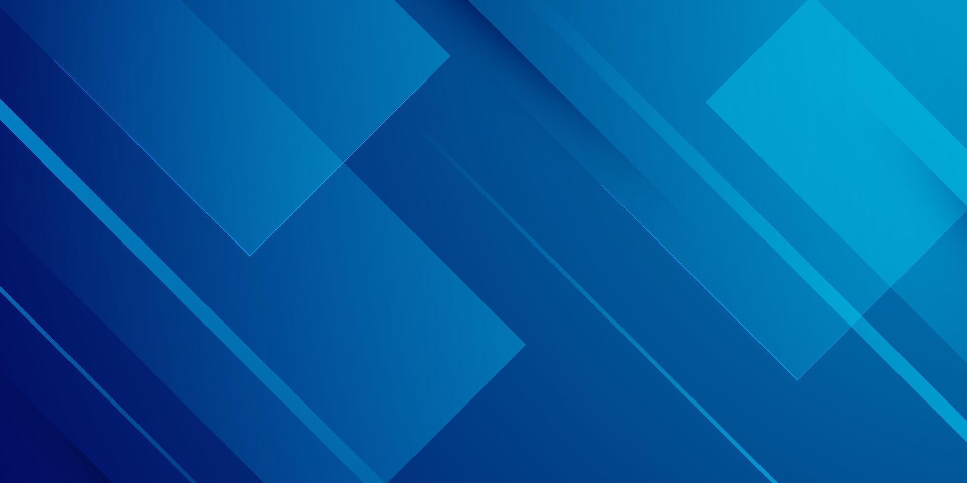 Abstract dark blue overlap square background. Simple papercut pattern design. vector