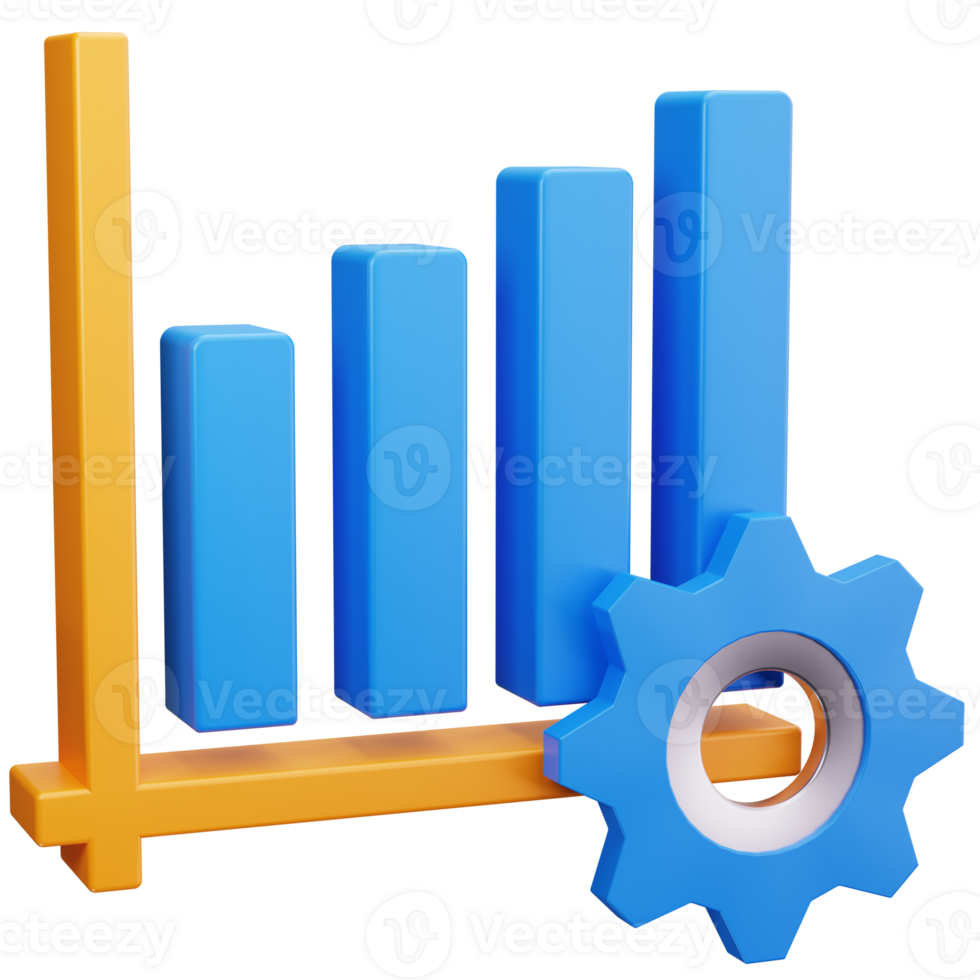 3D Icon Chart System Settings png