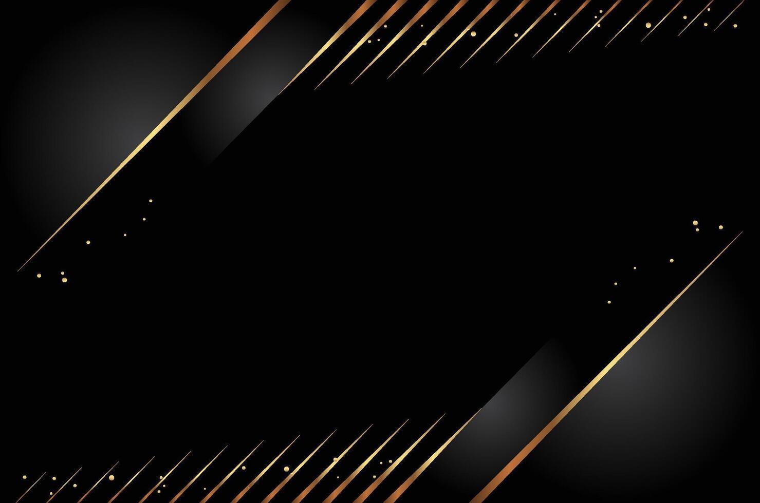 Modern Abstract Luxury Background with Metallic Gradient Shapes vector