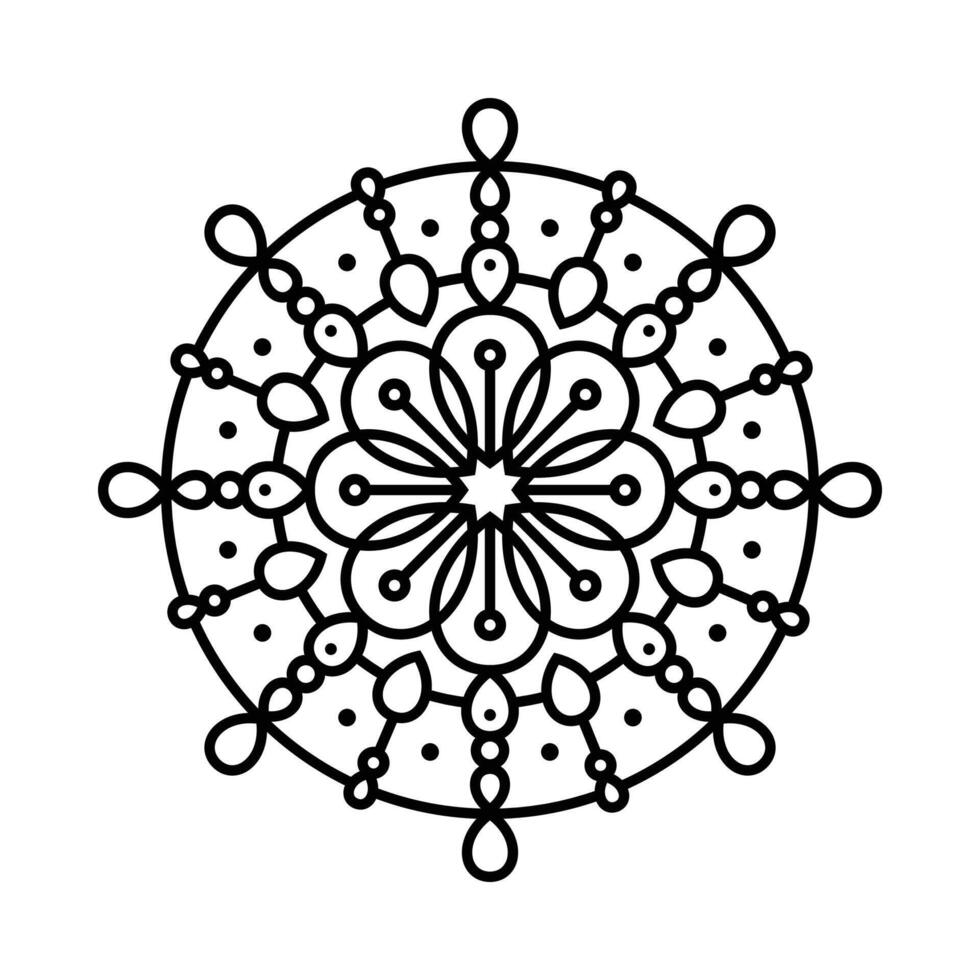 mandala ornament design decorative element luxury vector