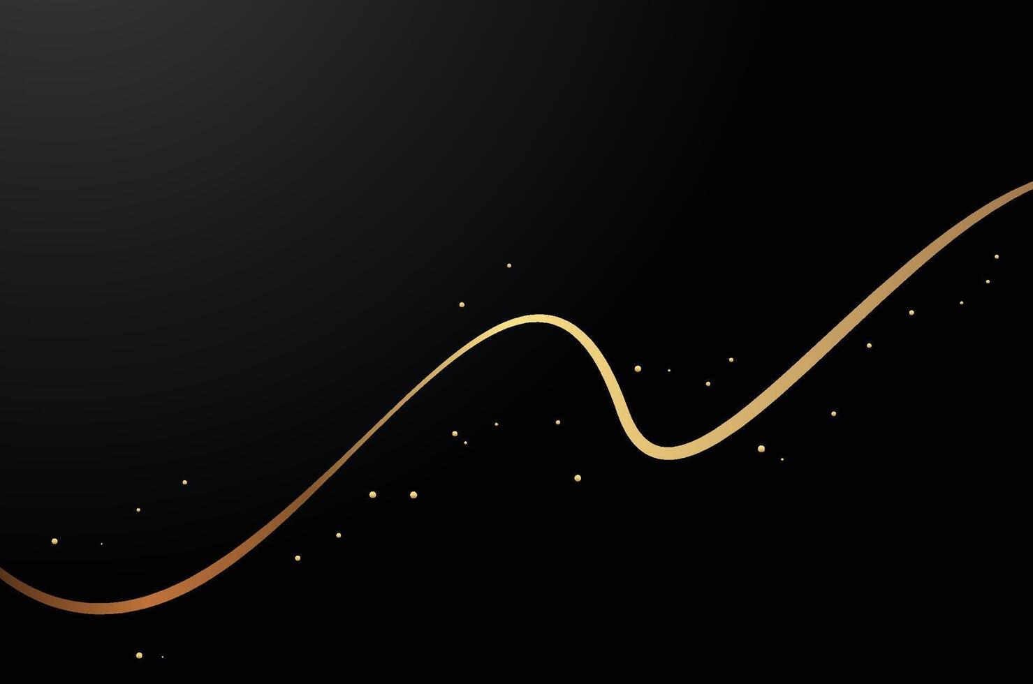 Elegant Abstract Background with Luxury Gold Elements vector