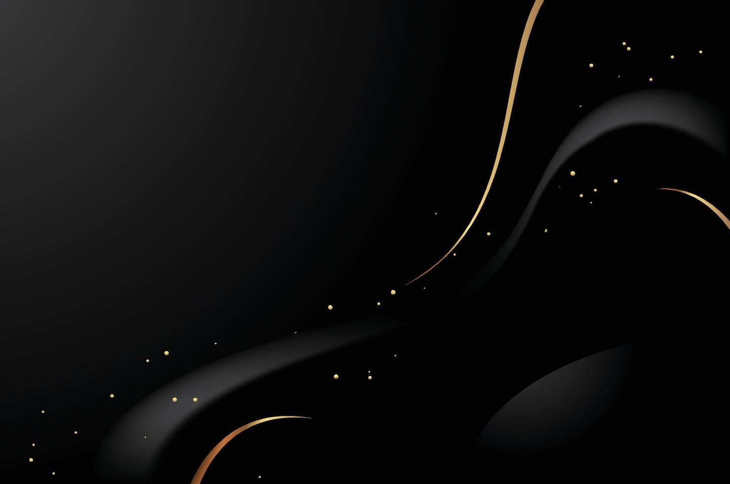 Luxury Style Abstract Design with Smooth Curves and Shiny Texture vector