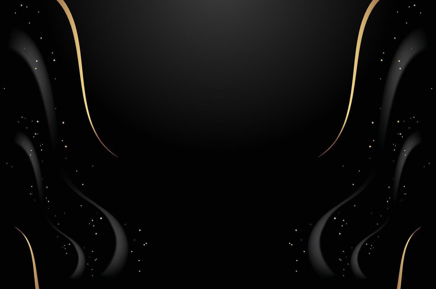 Abstract Golden Wave Background Elegant and Sophisticated Look vector