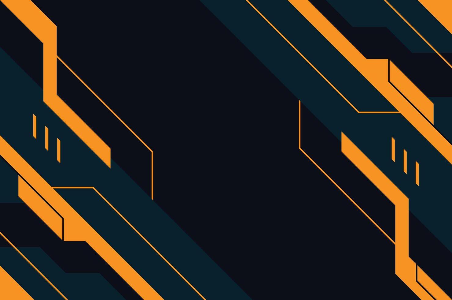 Sci-Fi Tech Poster Background Featuring Cyborg and Data Grid vector