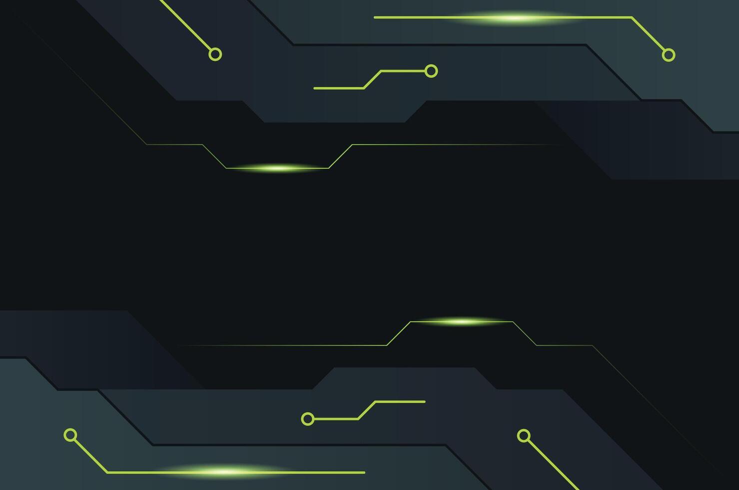 Futuristic Cyborg Background with High Tech Digital Interface vector
