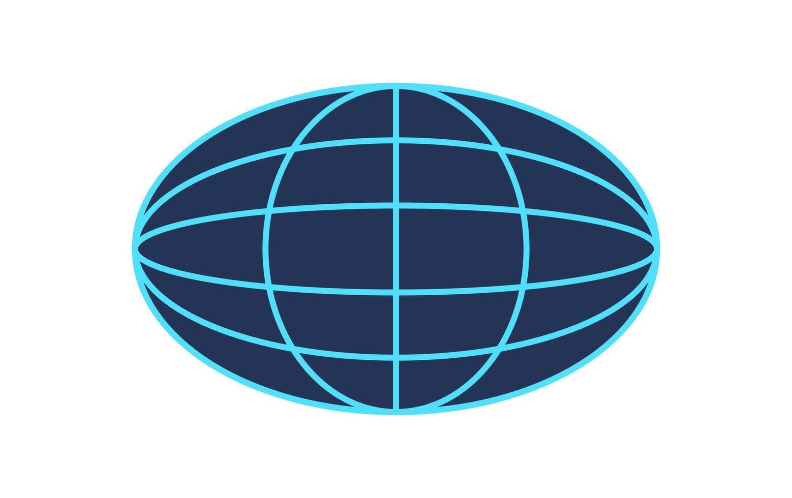 90s brutal mesh planet shape, cyber tech geometric mesh pattern structure icon, 90s retro trendy 3d wireframe form object, brutal art geometry grid element graphic. vector