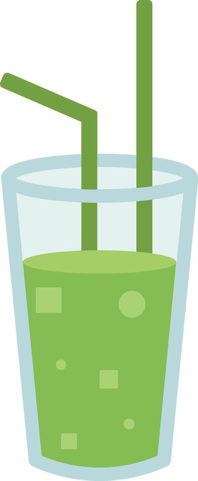 Summer Refreshments Icon Set in Flat Style vector