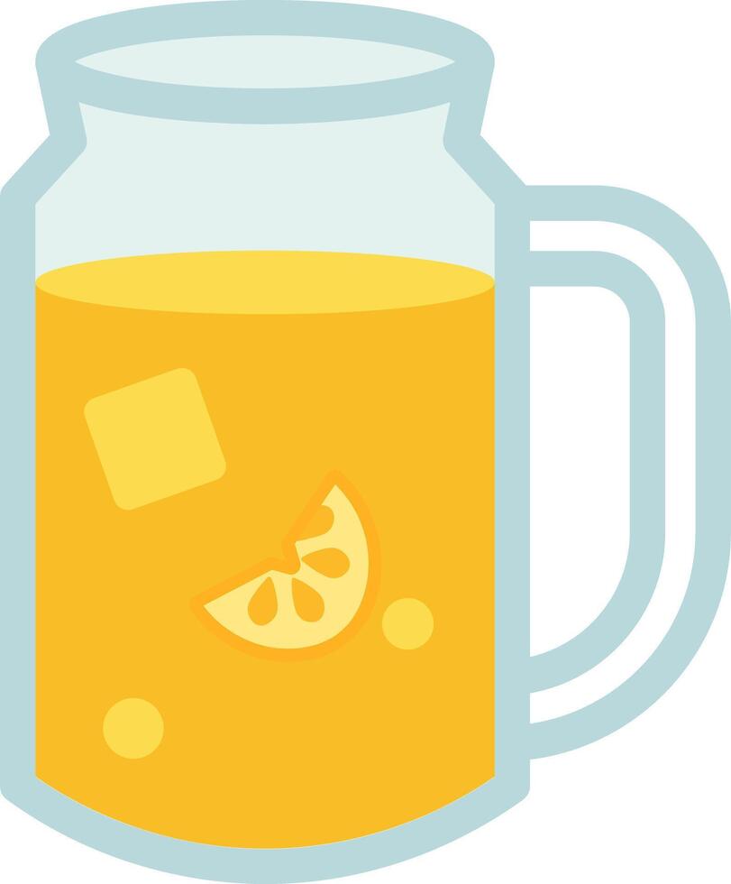 Flat Style Symbols of Refreshing Drinks vector