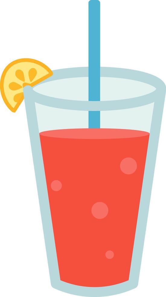 Summer Beverage Icon Pack with Flat Look vector
