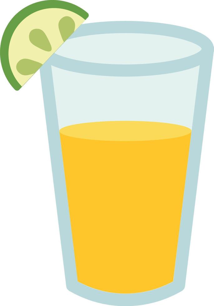 Iced Beverage Icons in Flat Look vector