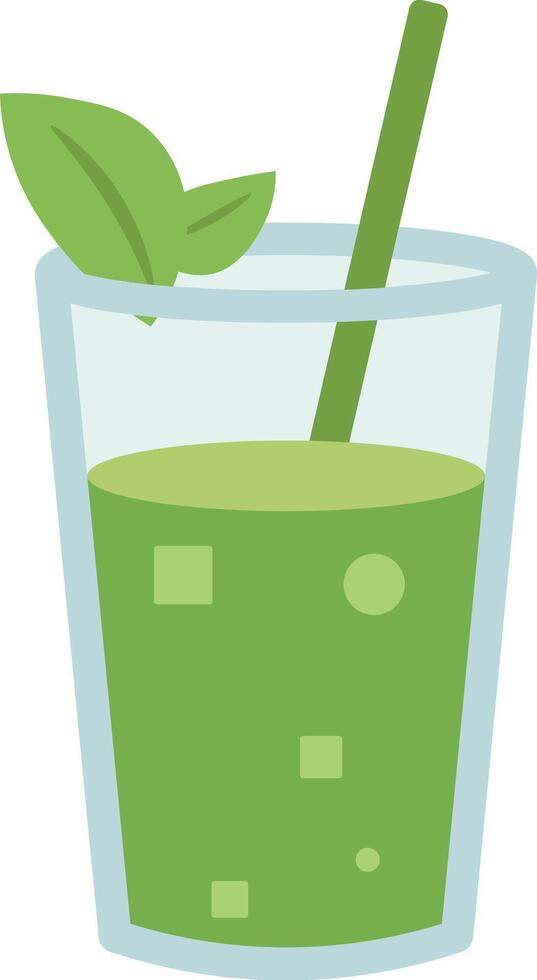 Flat Design Collection of Summer Sips vector