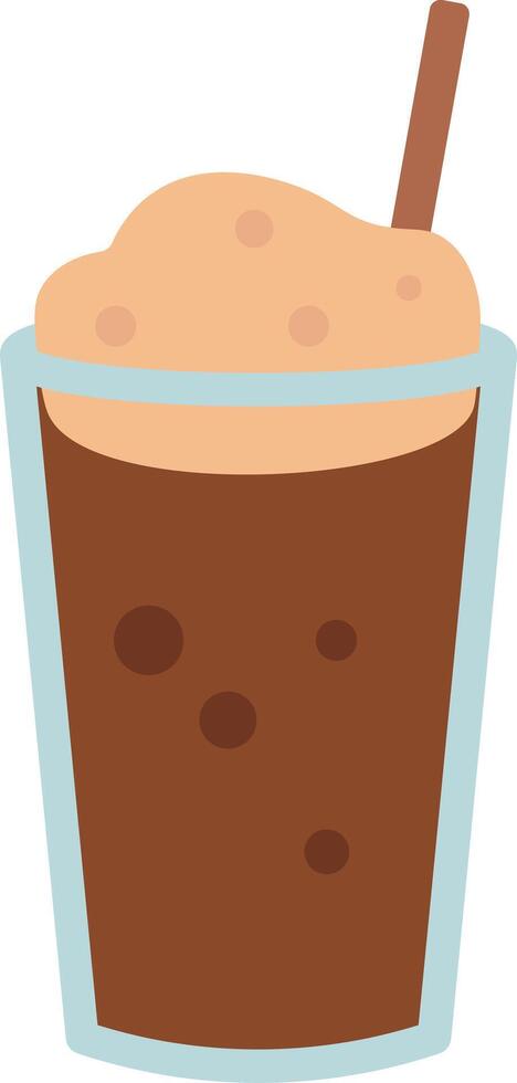 Flat Icons of Fruity Summer Drinks vector