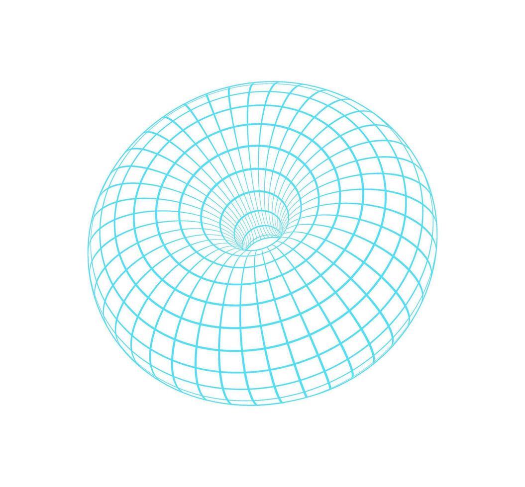 90s brutal 3d mesh torus, futuristic abstract mesh pattern structure symbol, 90s retro geometry wire frame figure graphic, brutal art geometric grid element icon, y2k trendy 3d wireframe form object. vector