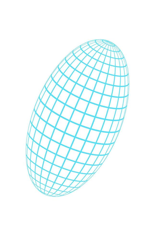 Cyberpunk 3d wireframe sphere, vaporwave abstract grid pattern element object, y2k geometric 3d wireframe form symbol, cyberpunk neon net figure illustration. vector