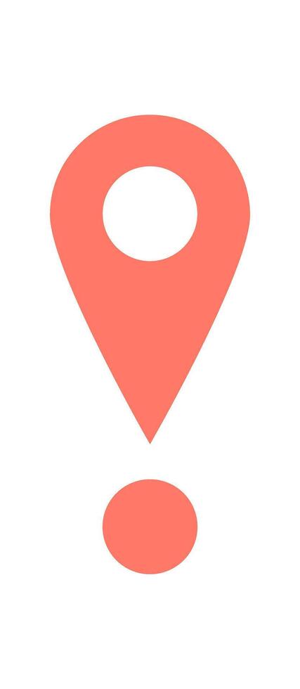 Navigation icon representing location and map. Simple yet effective symbol for digital applications. This flat style visual illustrates navigation technology, mobile applications, and online vector