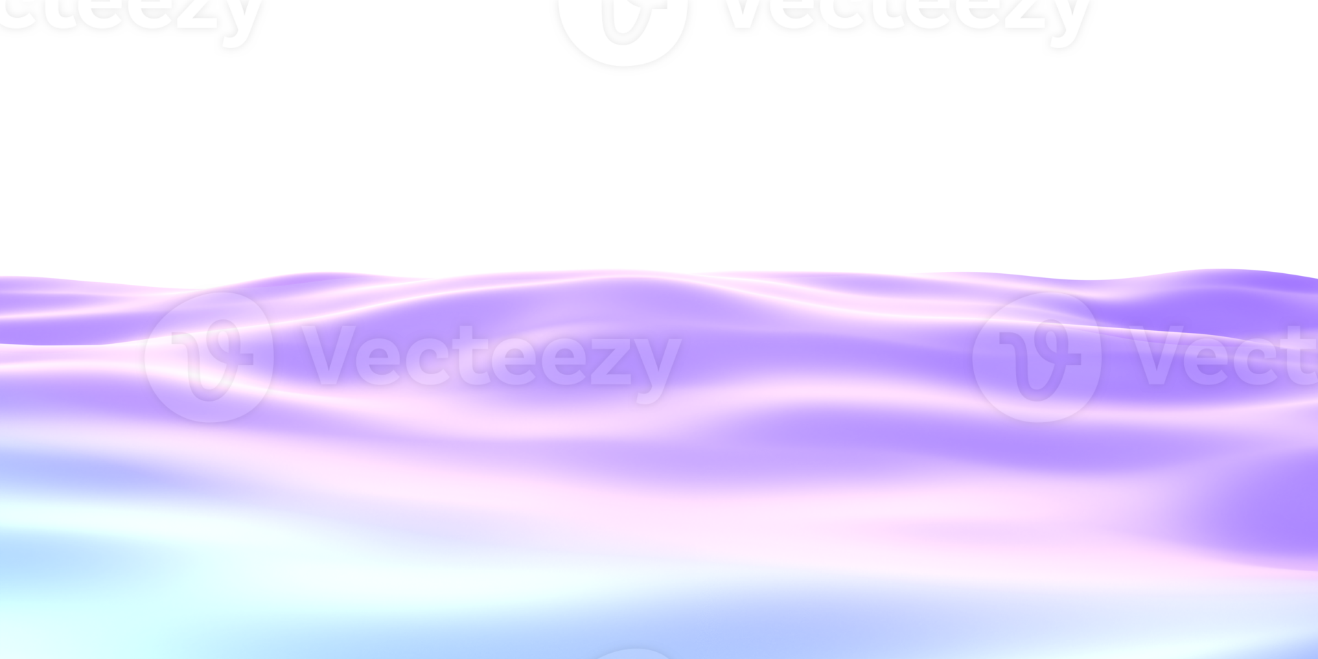 Undulating waves in pastel purple gradients, Minimalist surreal landscape with smooth fluid like surface, perfect for modern background png