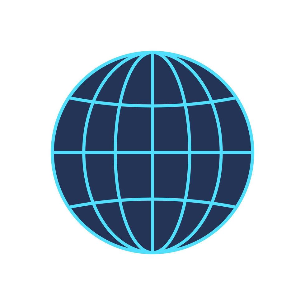 Y2k mesh planet icon, vaporwave geometric 3d wireframe form graphic, cyber tech trendy mesh shape illustration, brutal art abstract net figure icon, y2k neon grid pattern element object. vector