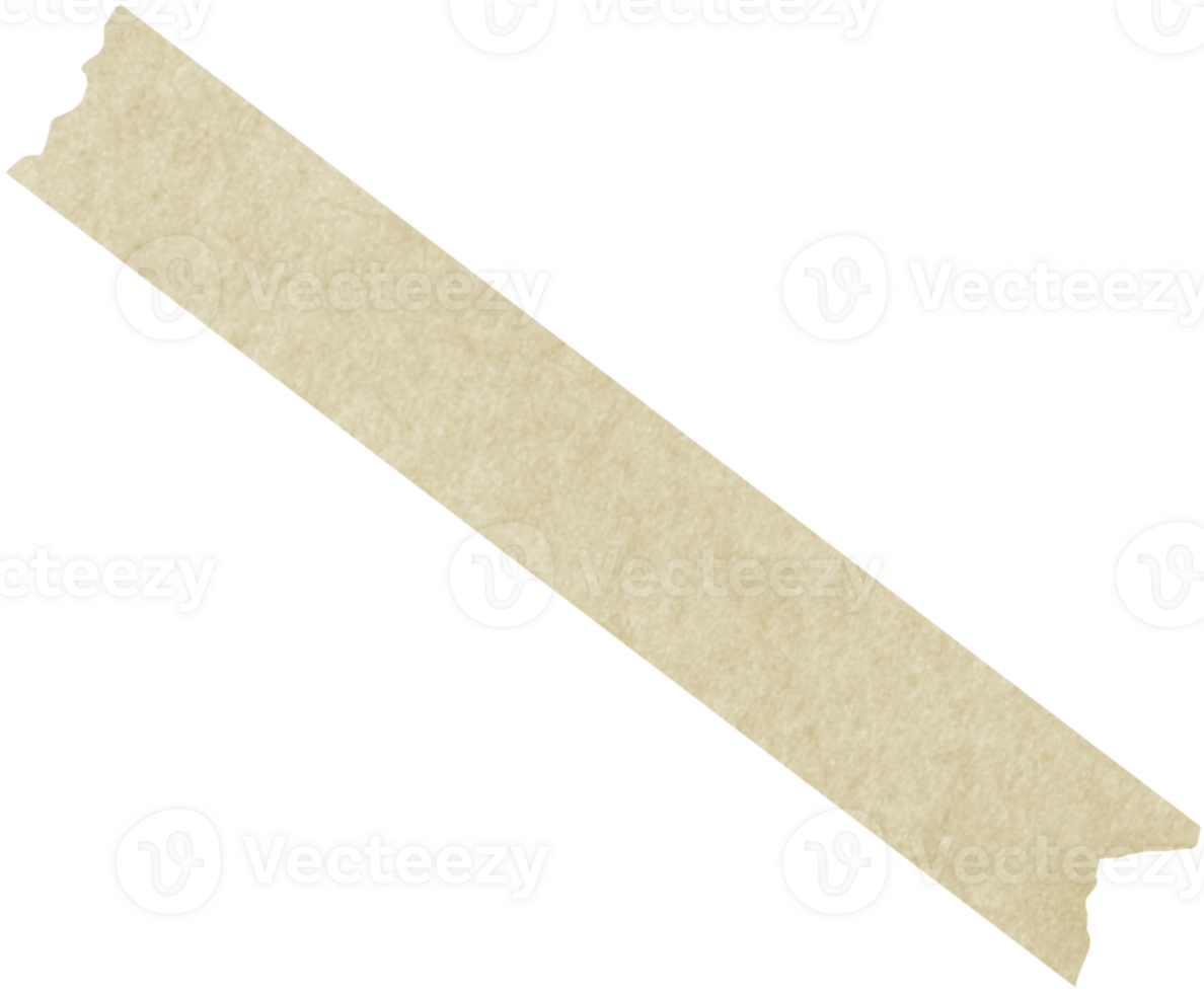 Blank Transparent Torn Washi Tape png