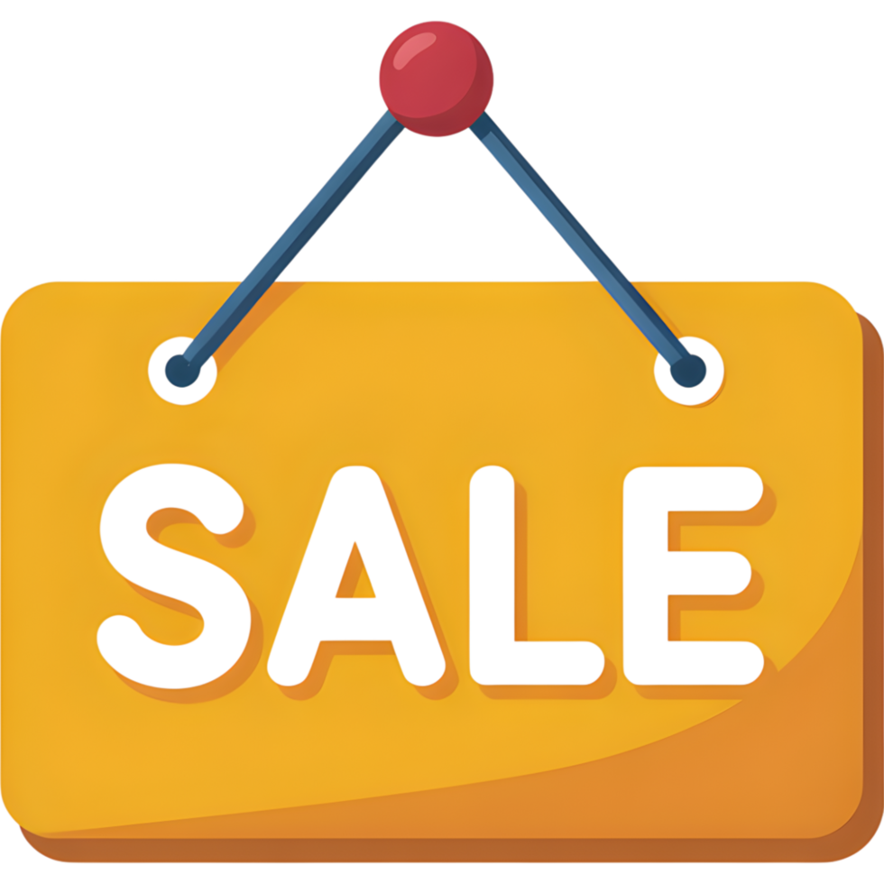 Yellow Sale Sign png