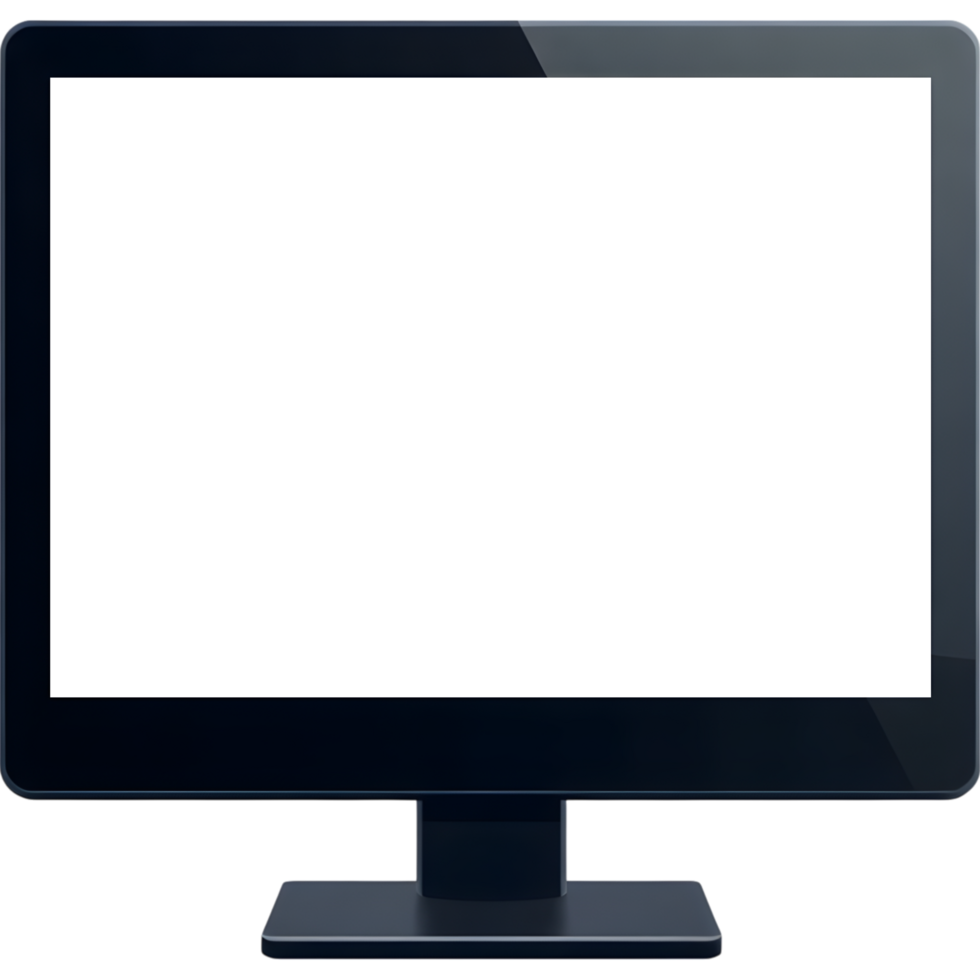 Blank Computer Monitor Screen png