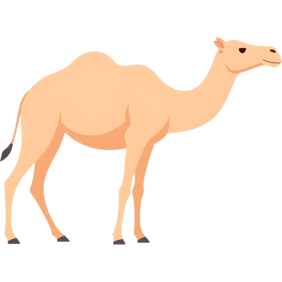 Simple Camel Illustration png