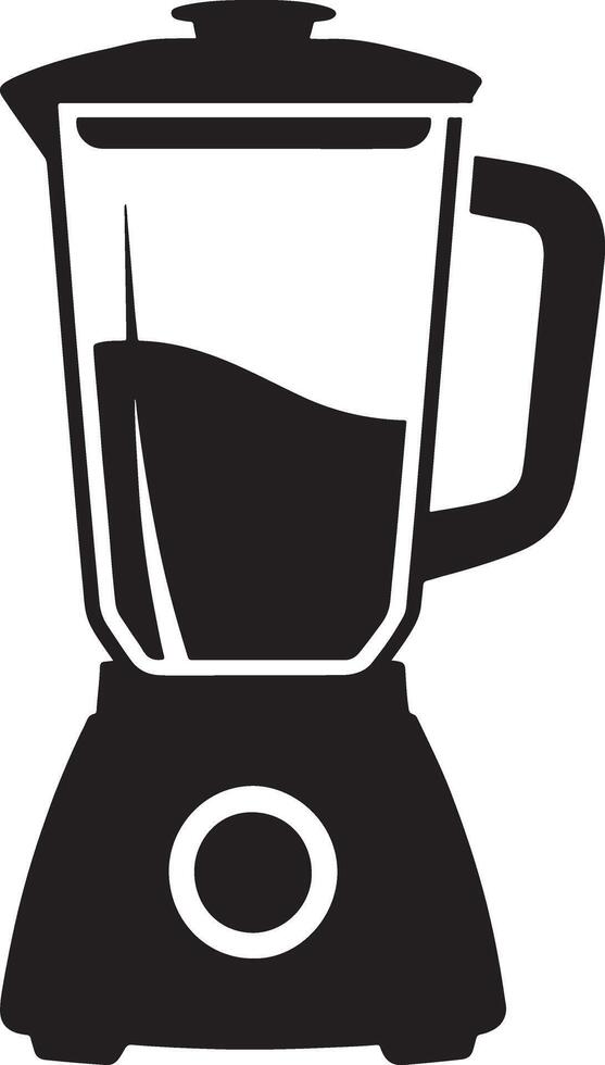 Black and white blender icon illustration vector
