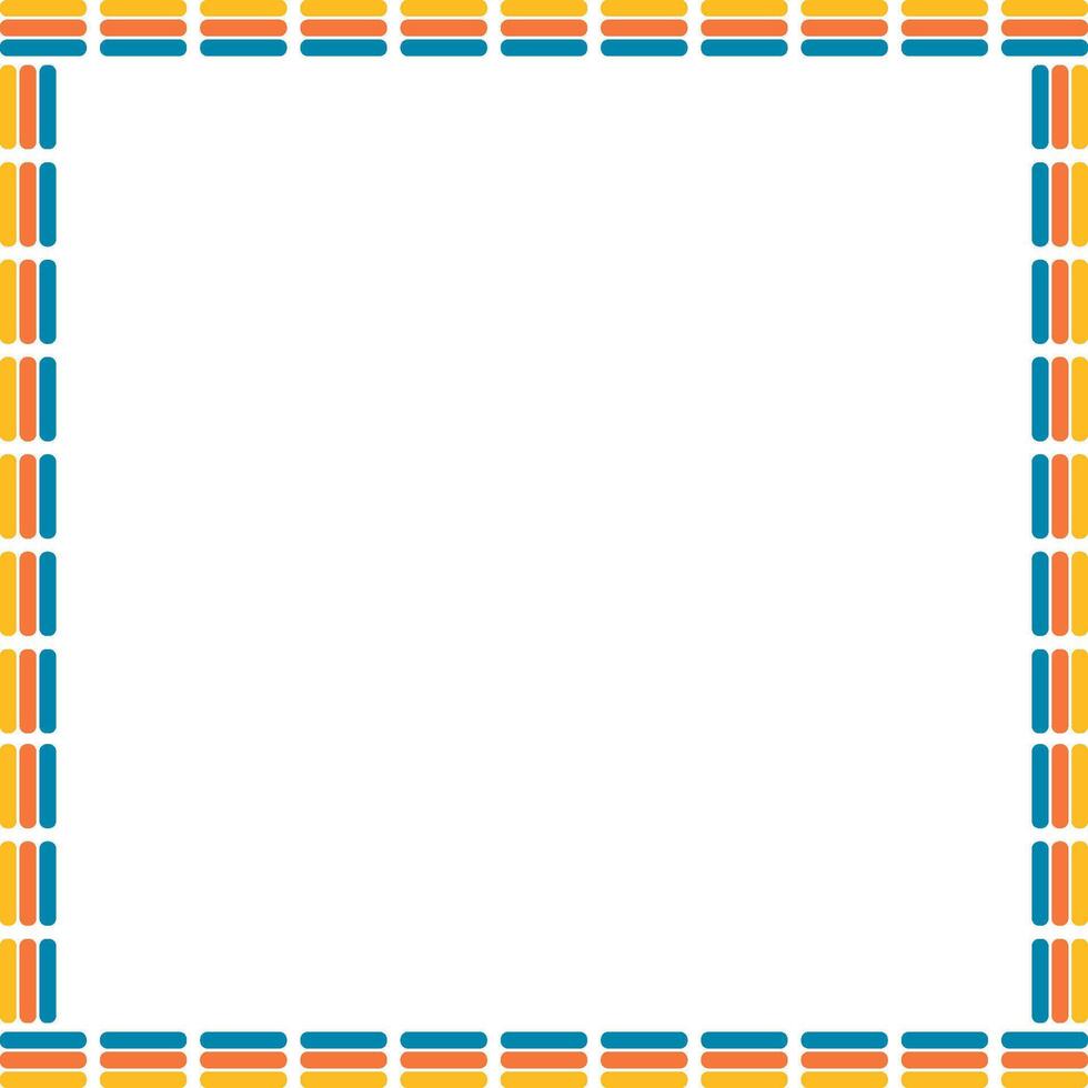 frame for text. Modern Art graphics for hipsters. Colorful stylish empty frame vector