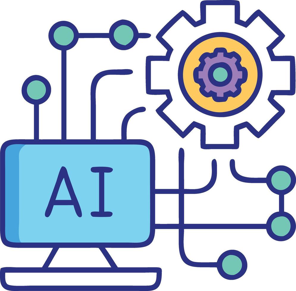 Ai system integration and machine learning process vector