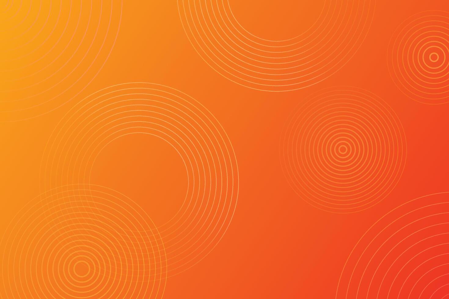 Vibrant abstract gradient background with circular waves and orange red tones for modern digital design and creativity, Fully editable, Fully manually created, EPS Pro vector