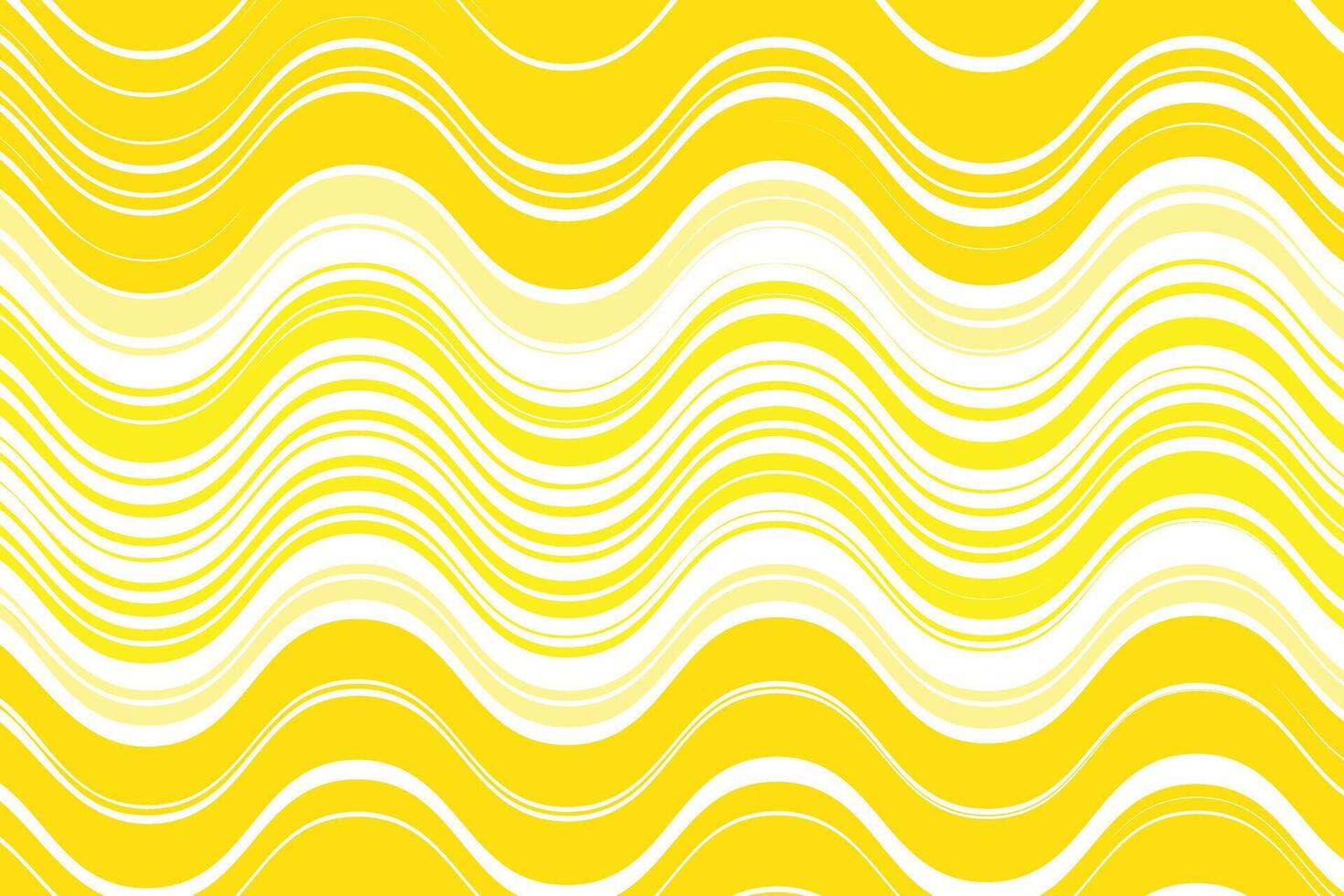simple abstract dark and light yellow color wavy thin to thick line pattern abstract yellow wavy lines vector