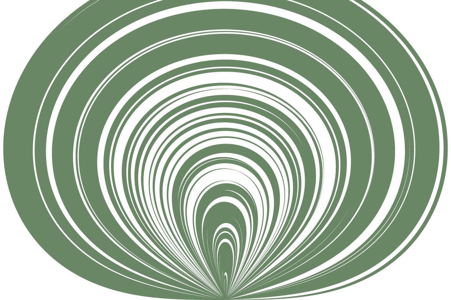 simple abstract dark olive color geometric thin to thick line pattern concentric olive green rings an abstract optical illusion vector