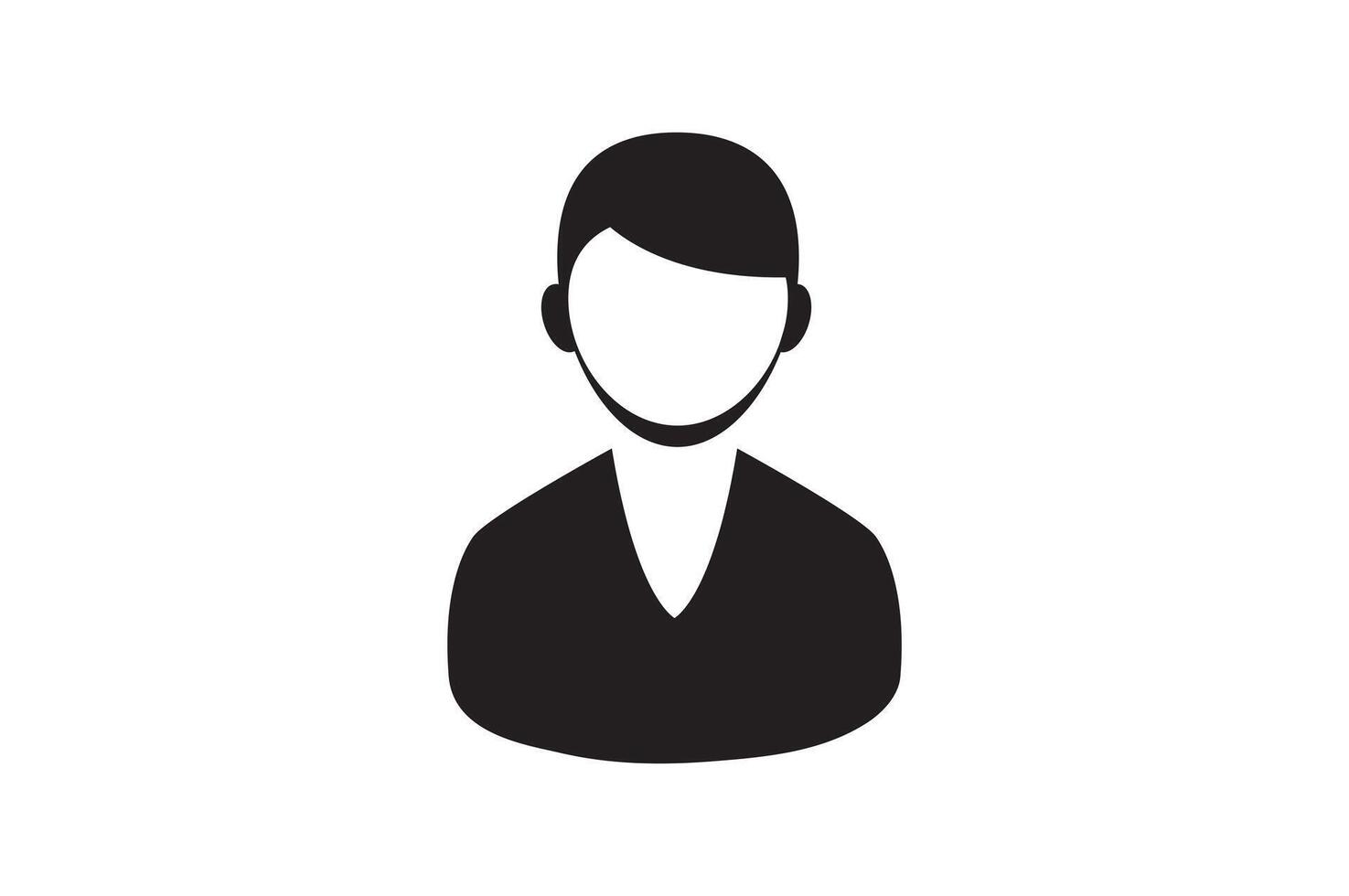 Person Icon. Diverse Business People Icons Avatar, Profile, User, Team, Group, Silhouettes vector